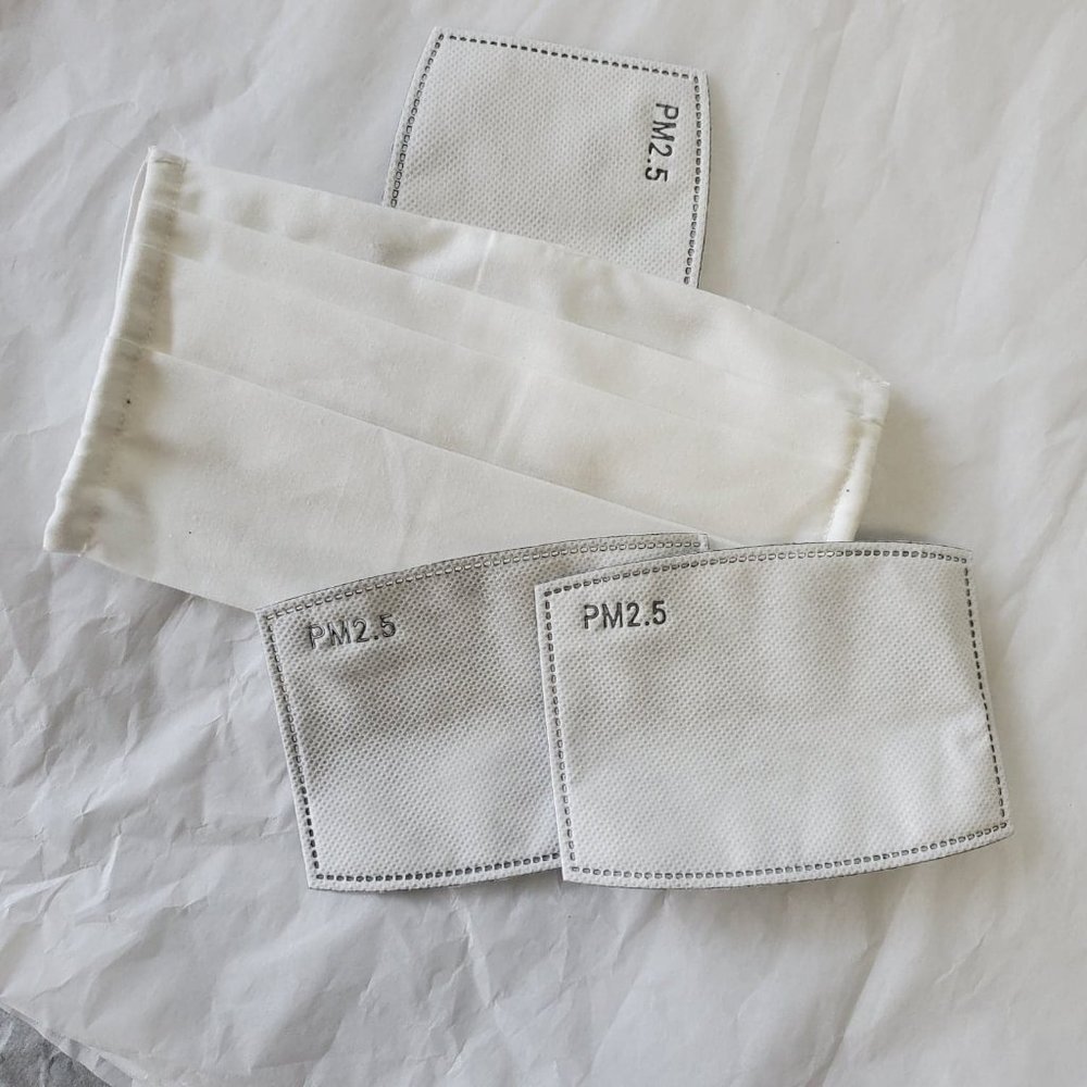 cotton mask with filters
